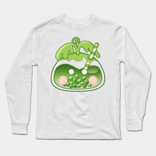 Genshin Impact - Cute Slime Dendro Boba Long Sleeve T-Shirt